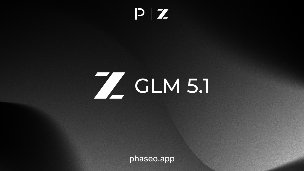 GLM 5.1 model release artwork