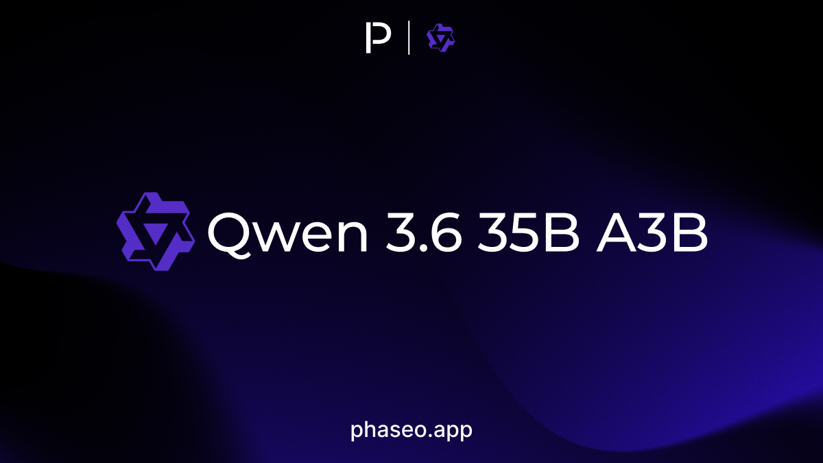 Qwen 3.6 35B A3B model release artwork