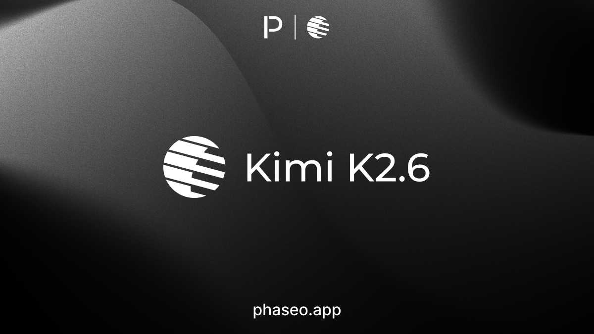 Kimi K2.6 model release artwork