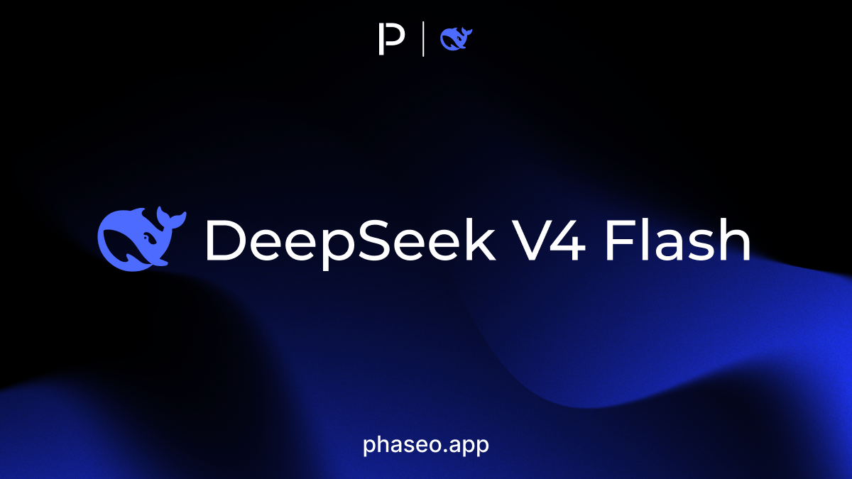 DeepSeek V4 Flash model release artwork