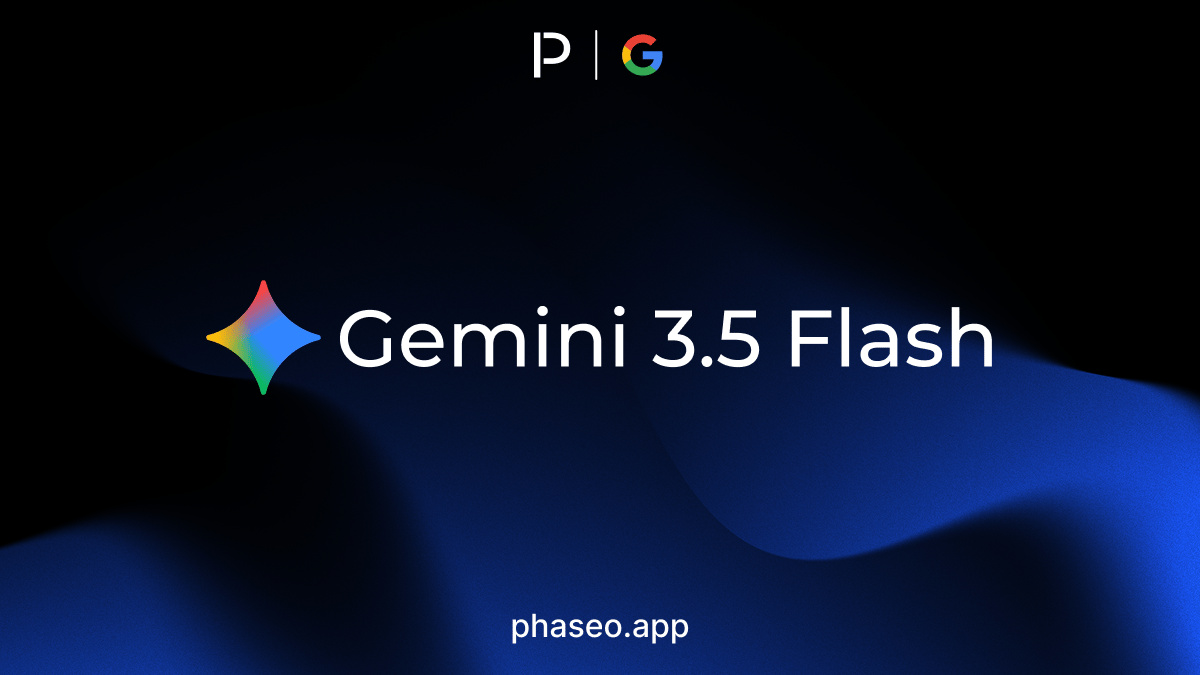 Gemini 3.5 Flash model release artwork