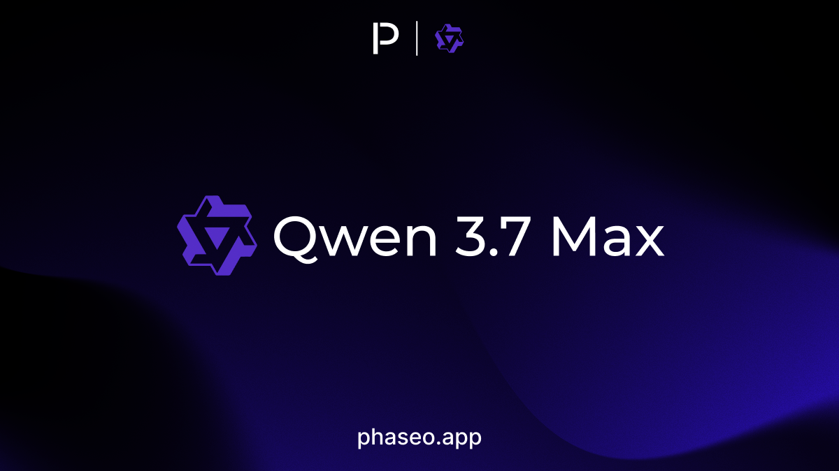 Qwen 3.7 Max model release artwork
