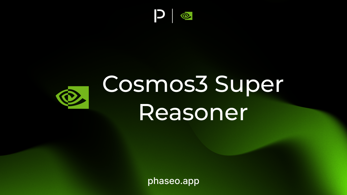 Cosmos3 Super Reasoner model release artwork