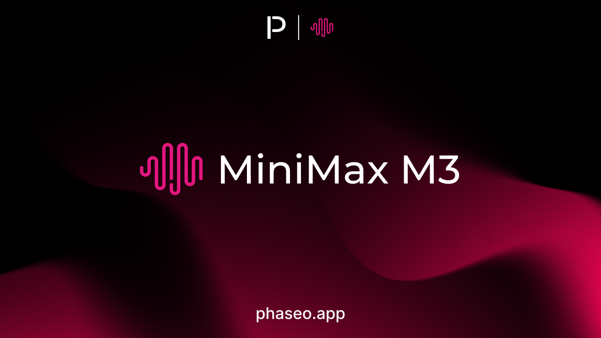 MiniMax M3 model release artwork