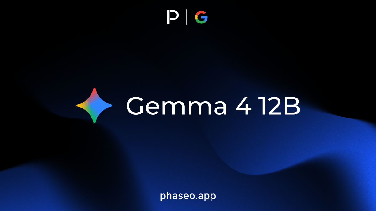 Gemma 4 12B model release artwork