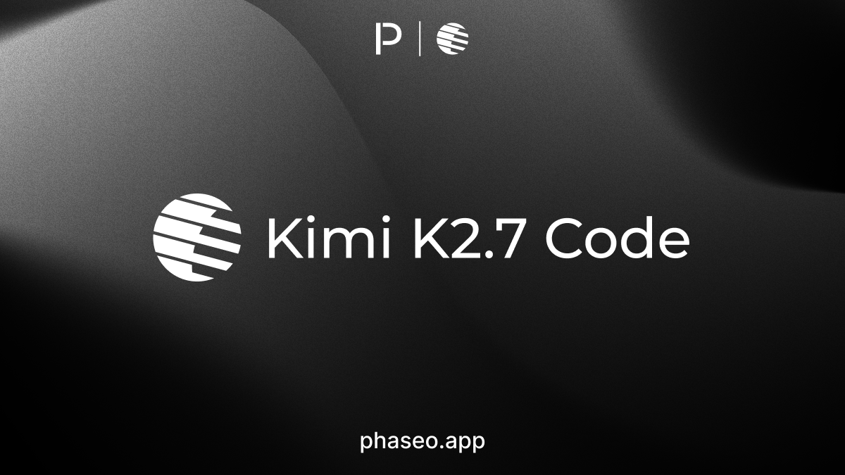 Kimi K2.7 Code model release artwork