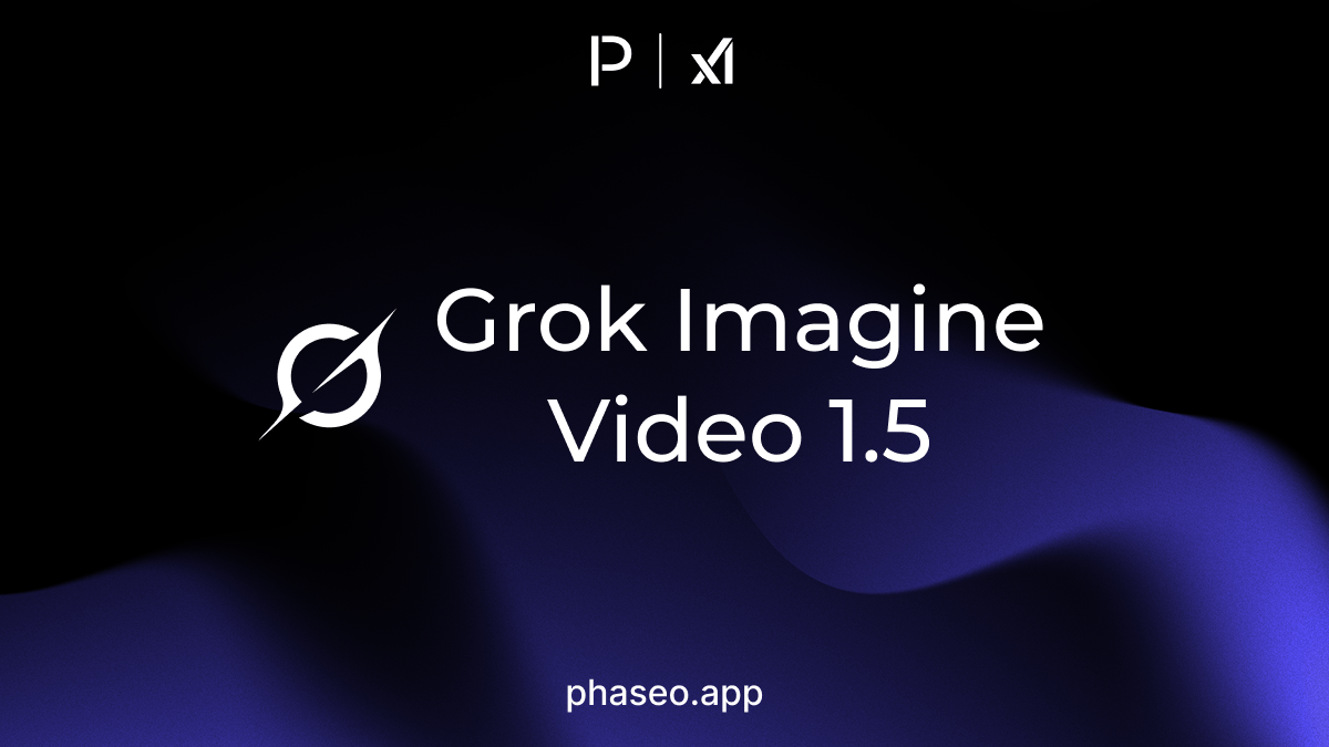 Grok Imagine Video 1.5 model release artwork