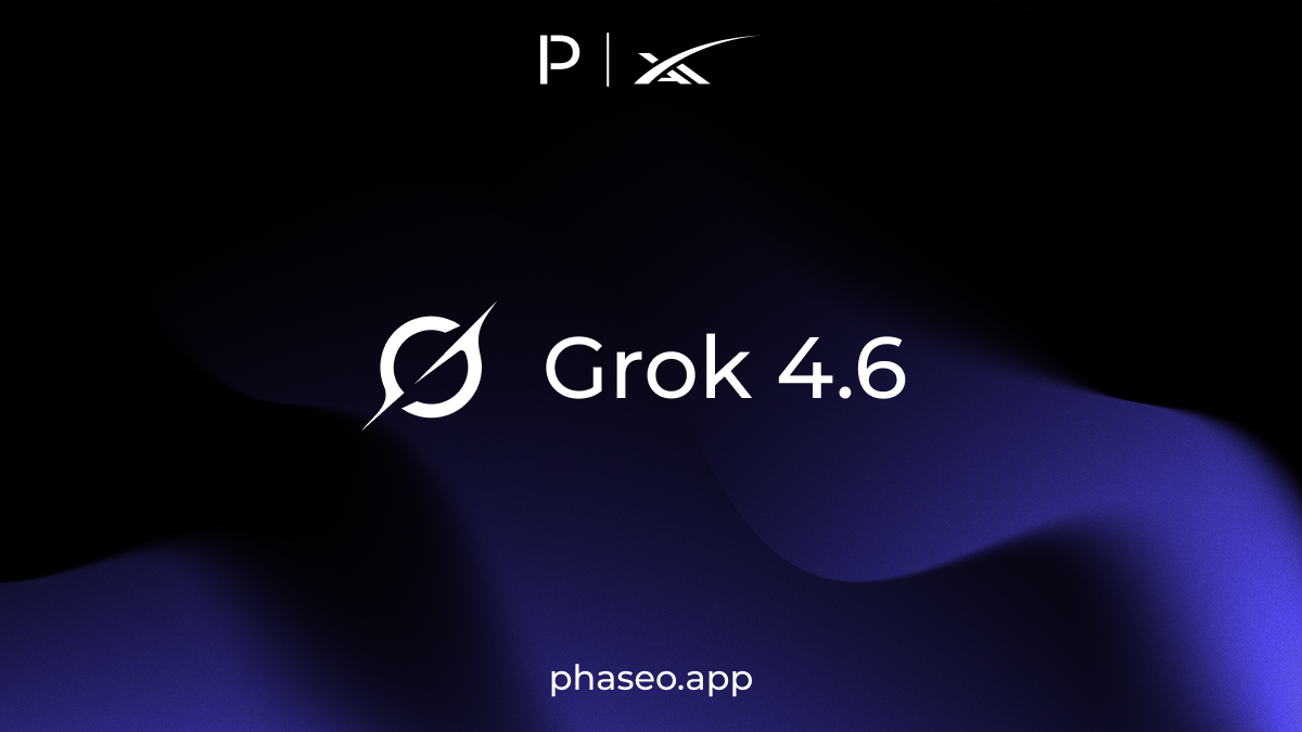 Grok 4.6 model release artwork