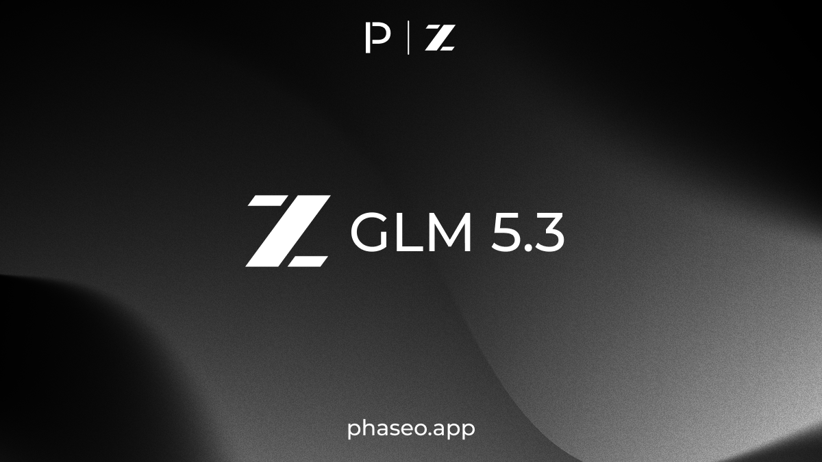 GLM 5.3 model release artwork