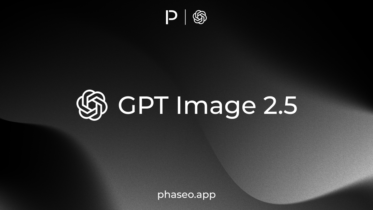 Imagen del lanzamiento del modelo GPT Image 2.5