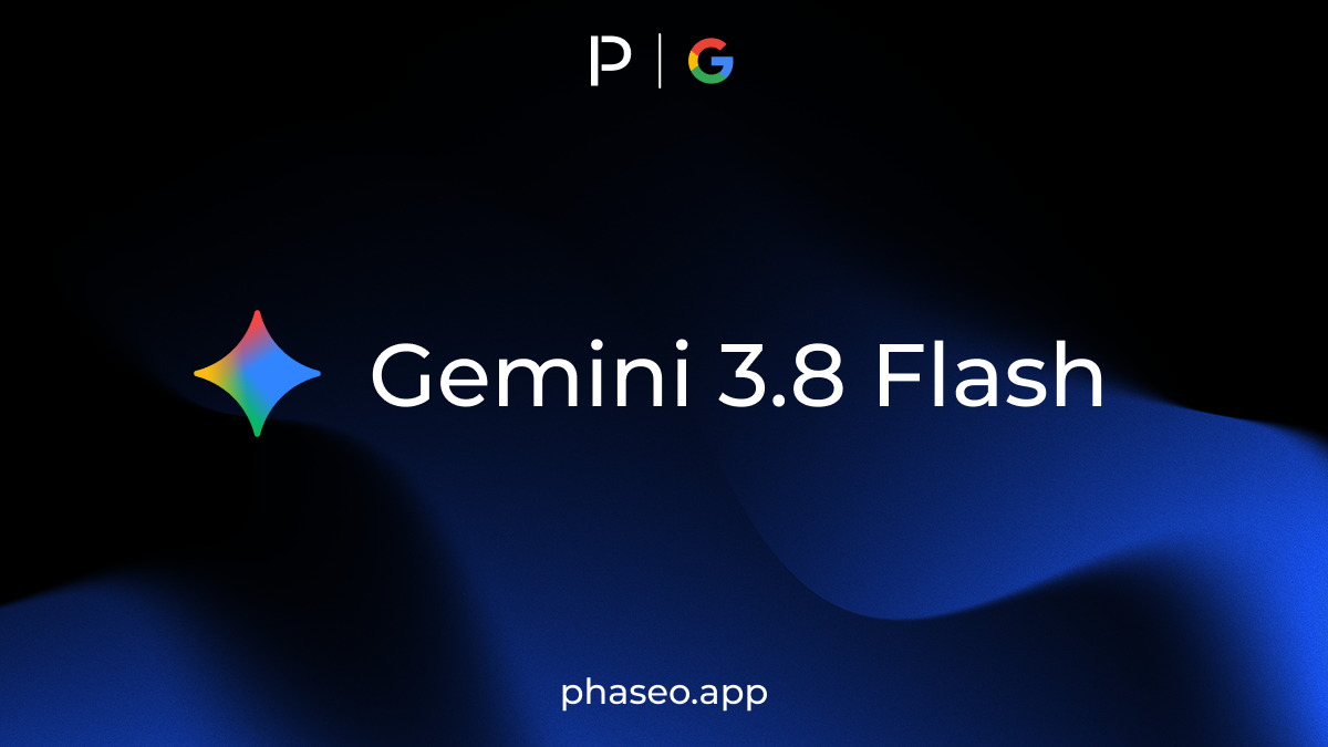 Imagen del lanzamiento del modelo Gemini 3.8 Flash