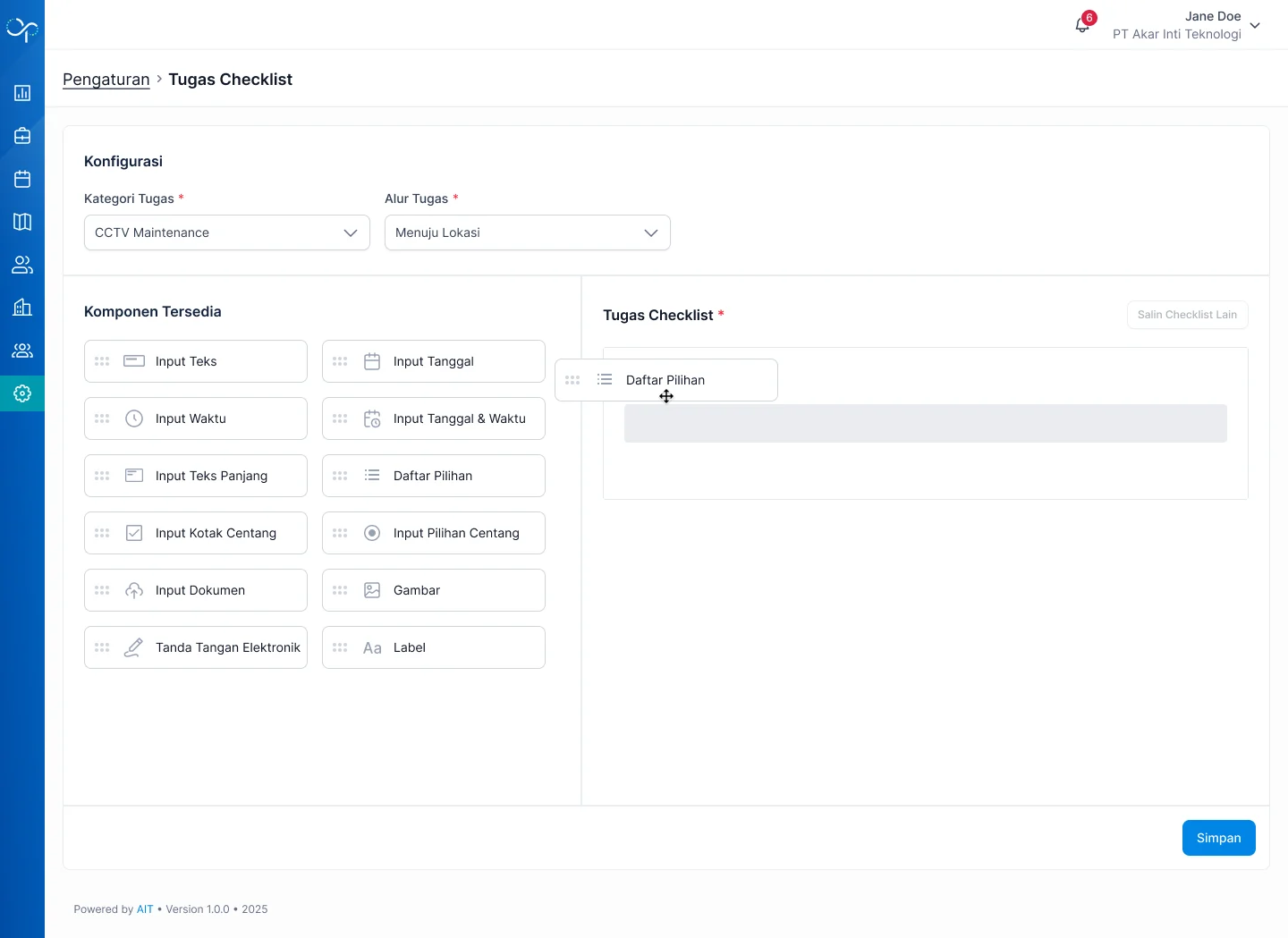 Task Checklist 3