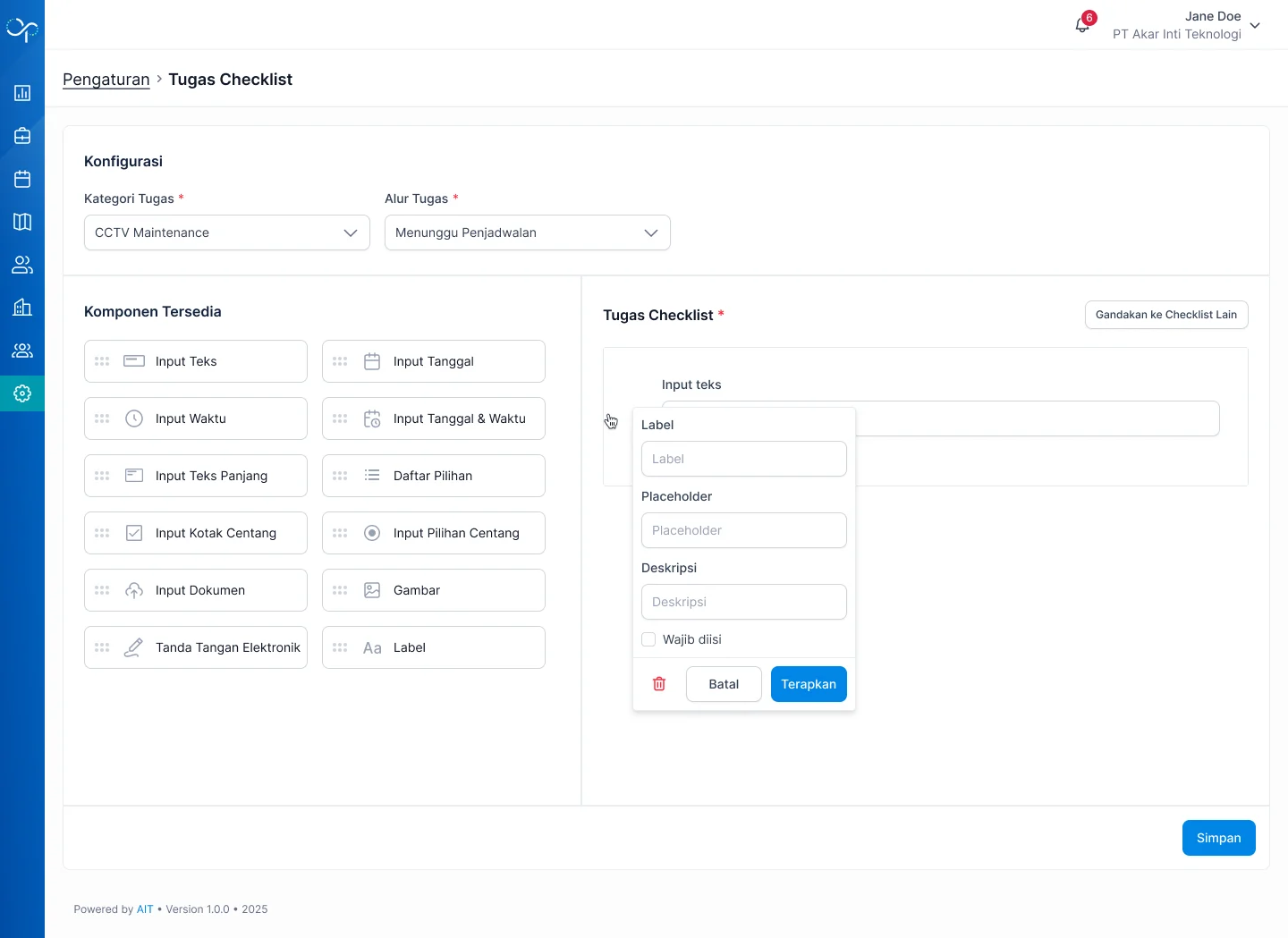 Task Checklist 4