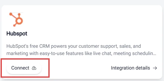 CRM Integration Hubspot Light