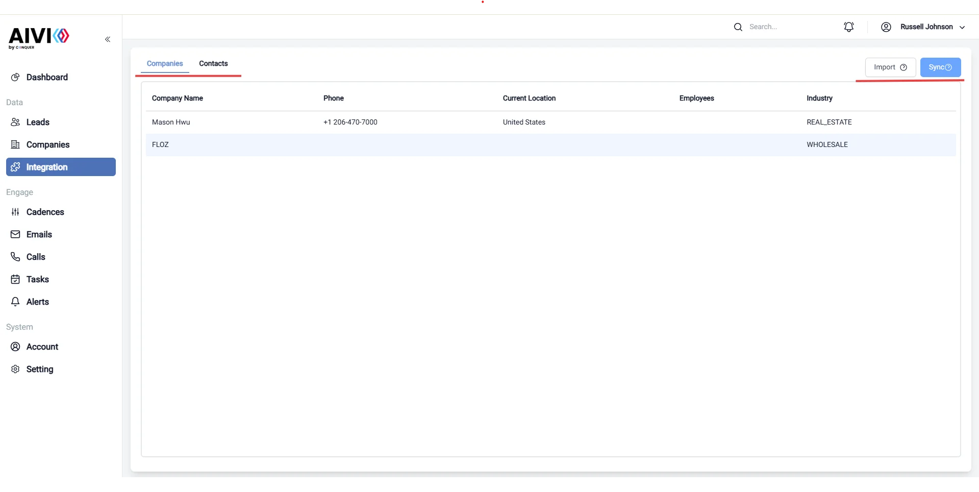 CRM Integration Hubspot Light