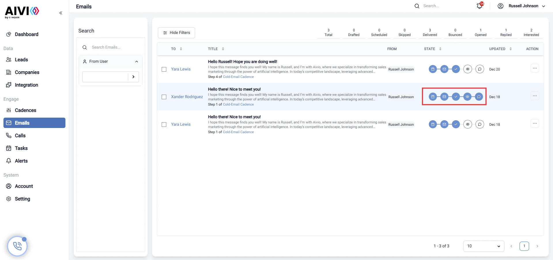 Email Search Light