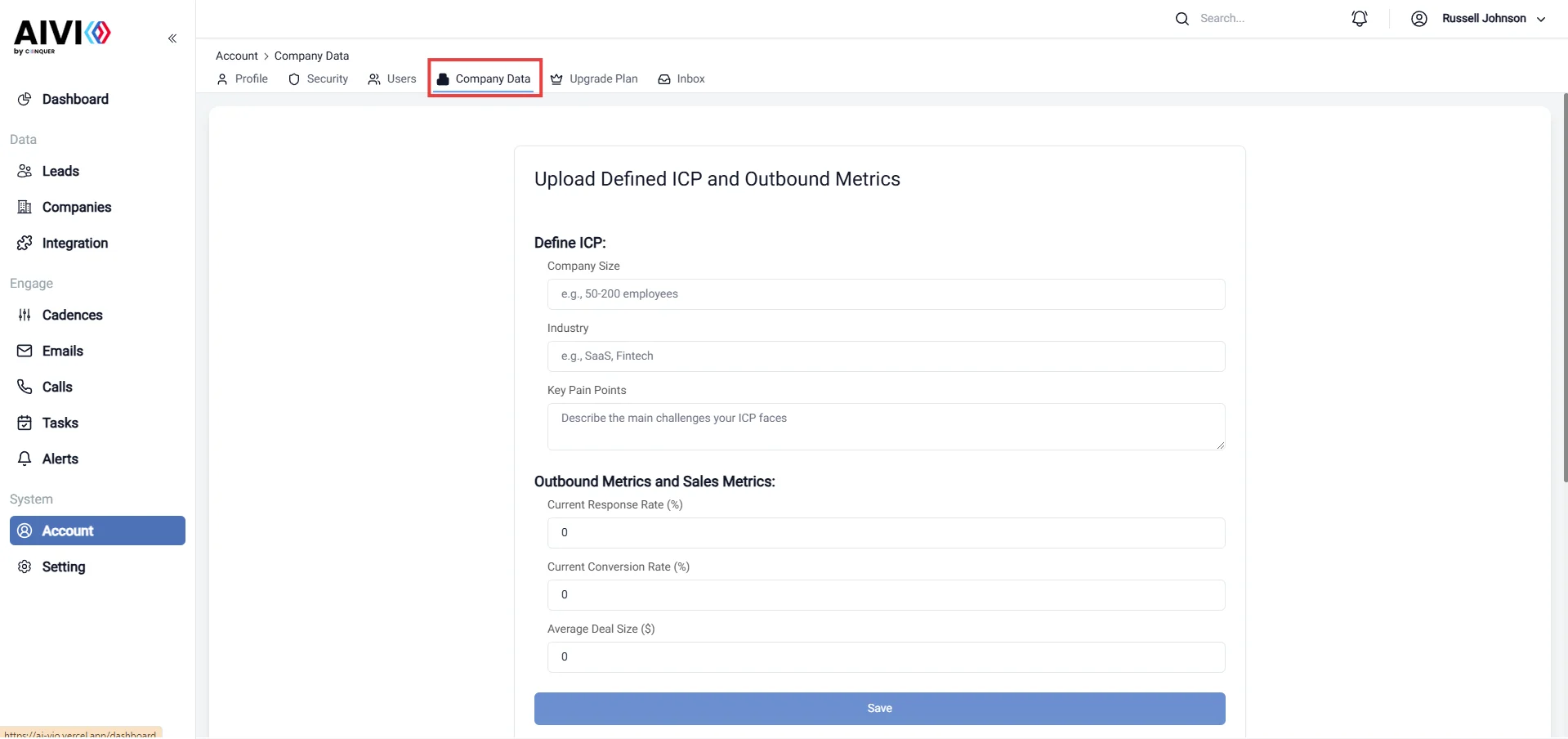 Account Profile Light