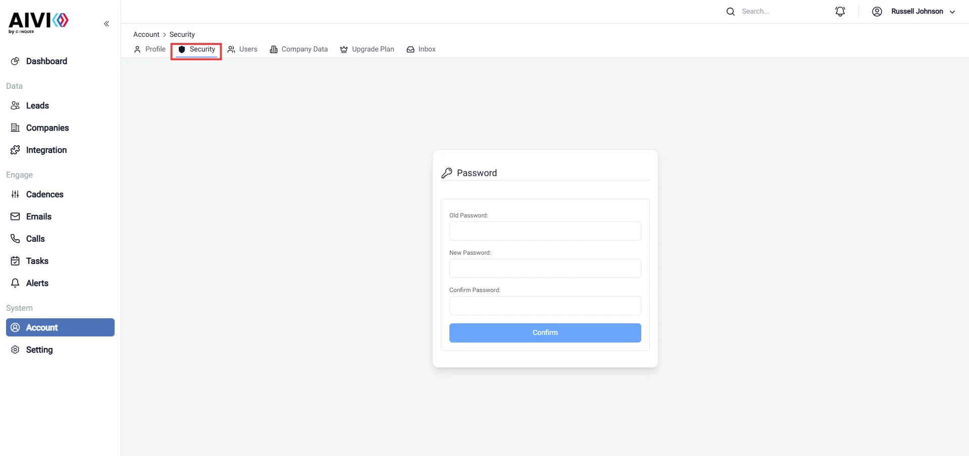 Account Profile Light