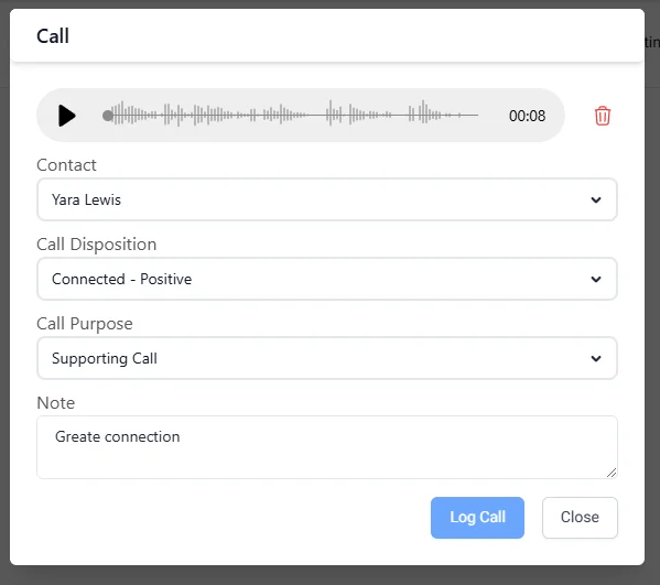 Call Update Light