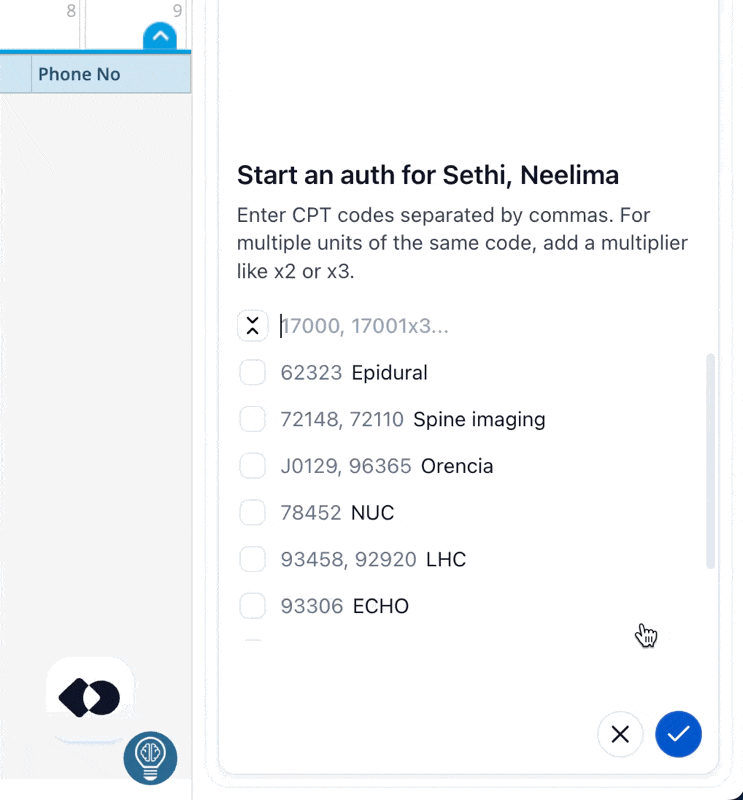 Manual CPT codes Manual CPT codes