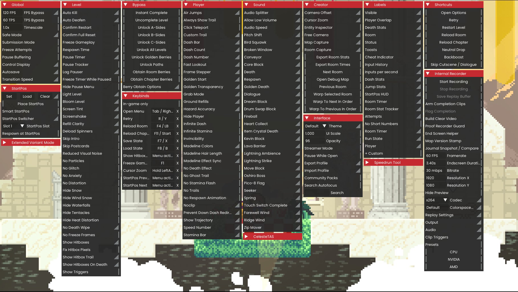 Akron overlay with default-disabled tools and StartPos controls