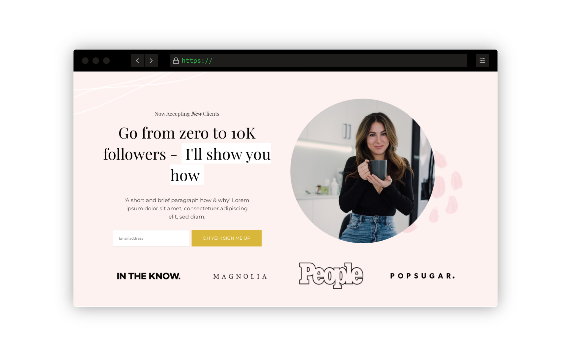 Opt-in funnel