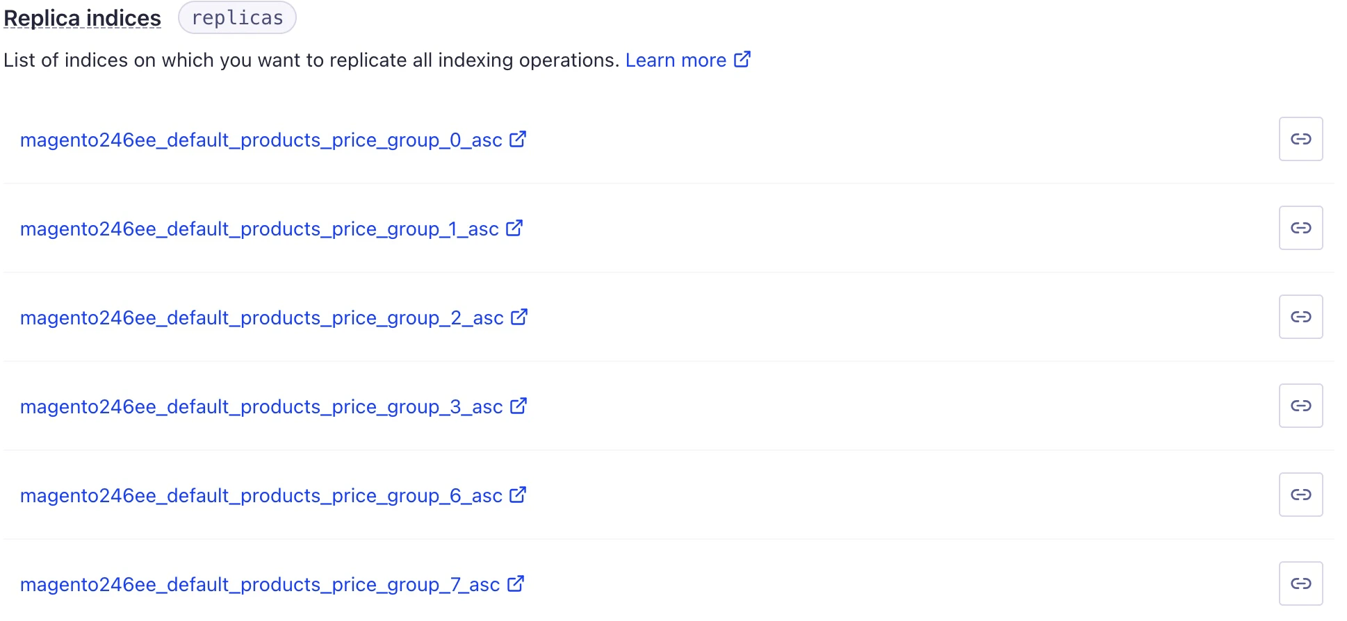 Replicas generated by Shared Catalogs