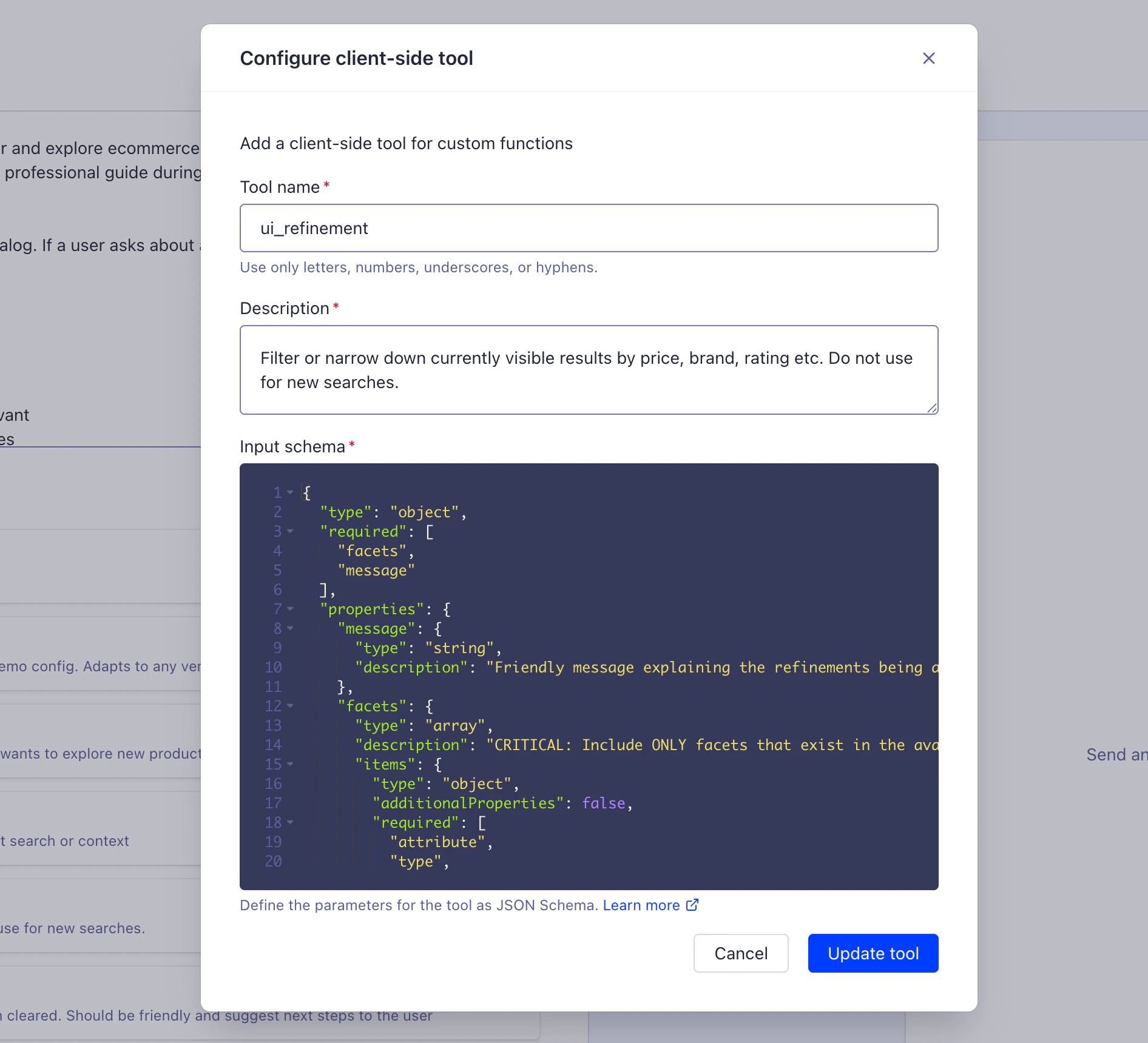 Add client-side tools