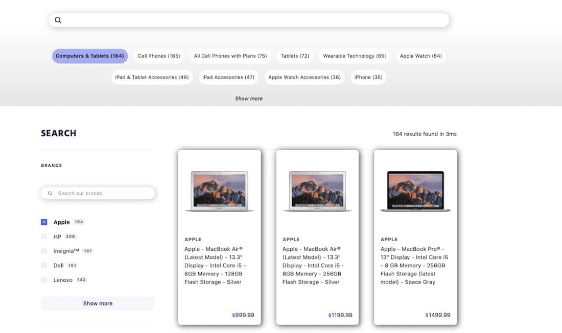 Guided search - Algolia
