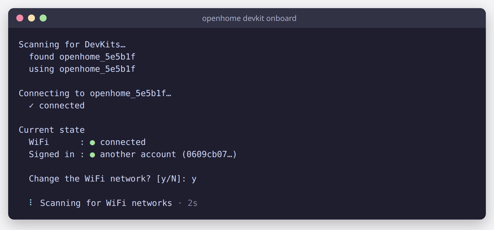 Terminal scanning for Wi-Fi networks