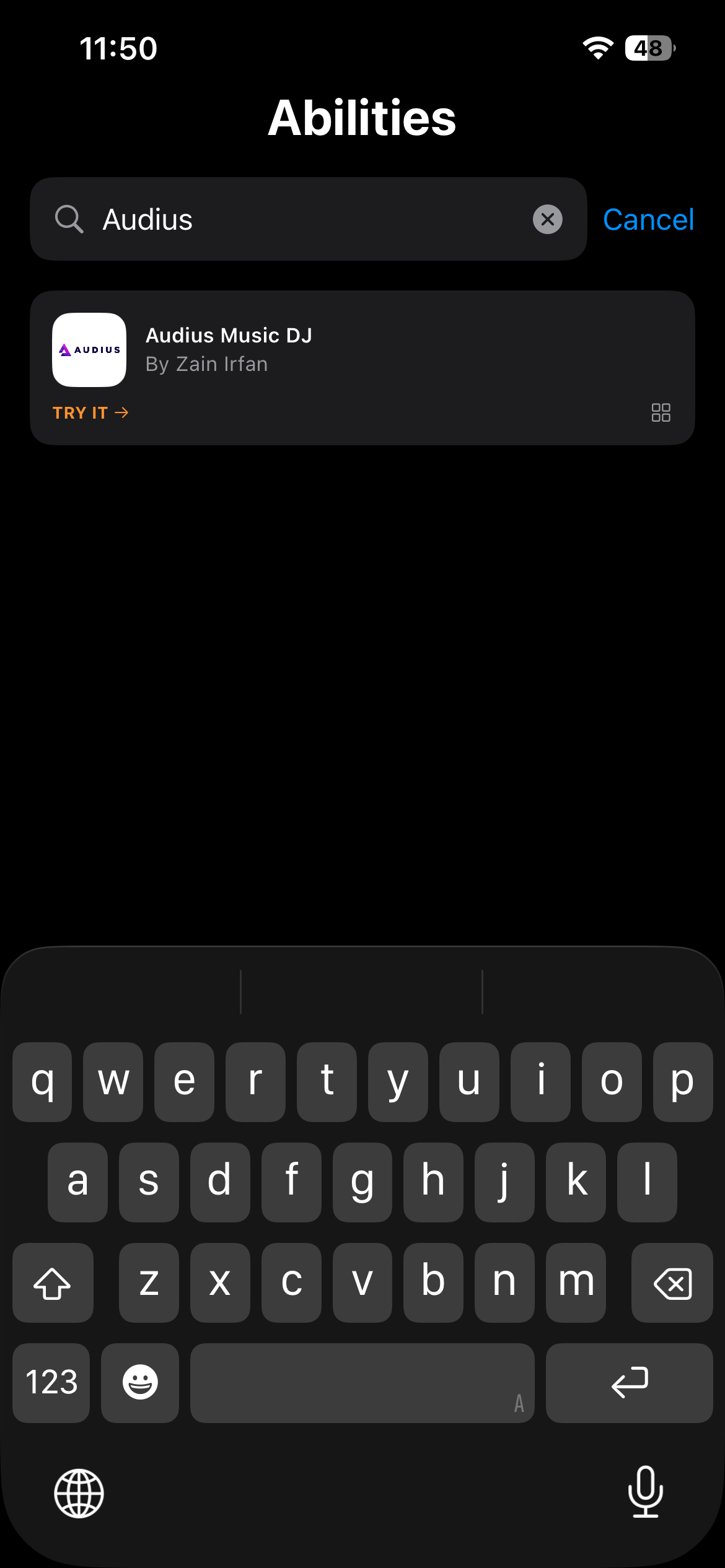 Abilities Search