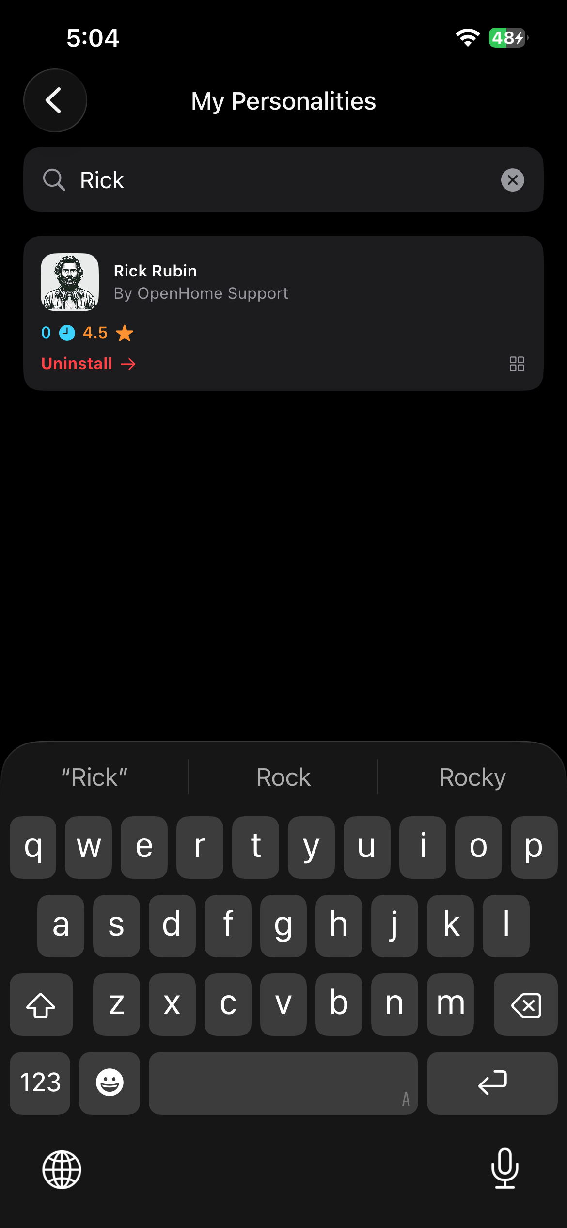 Search Personality
