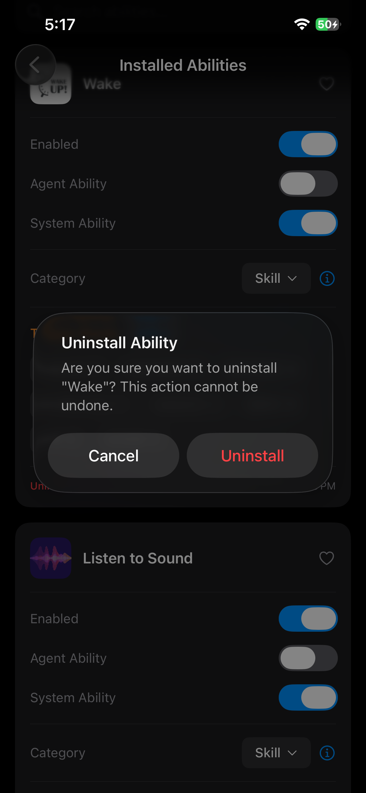Uninstall Ability