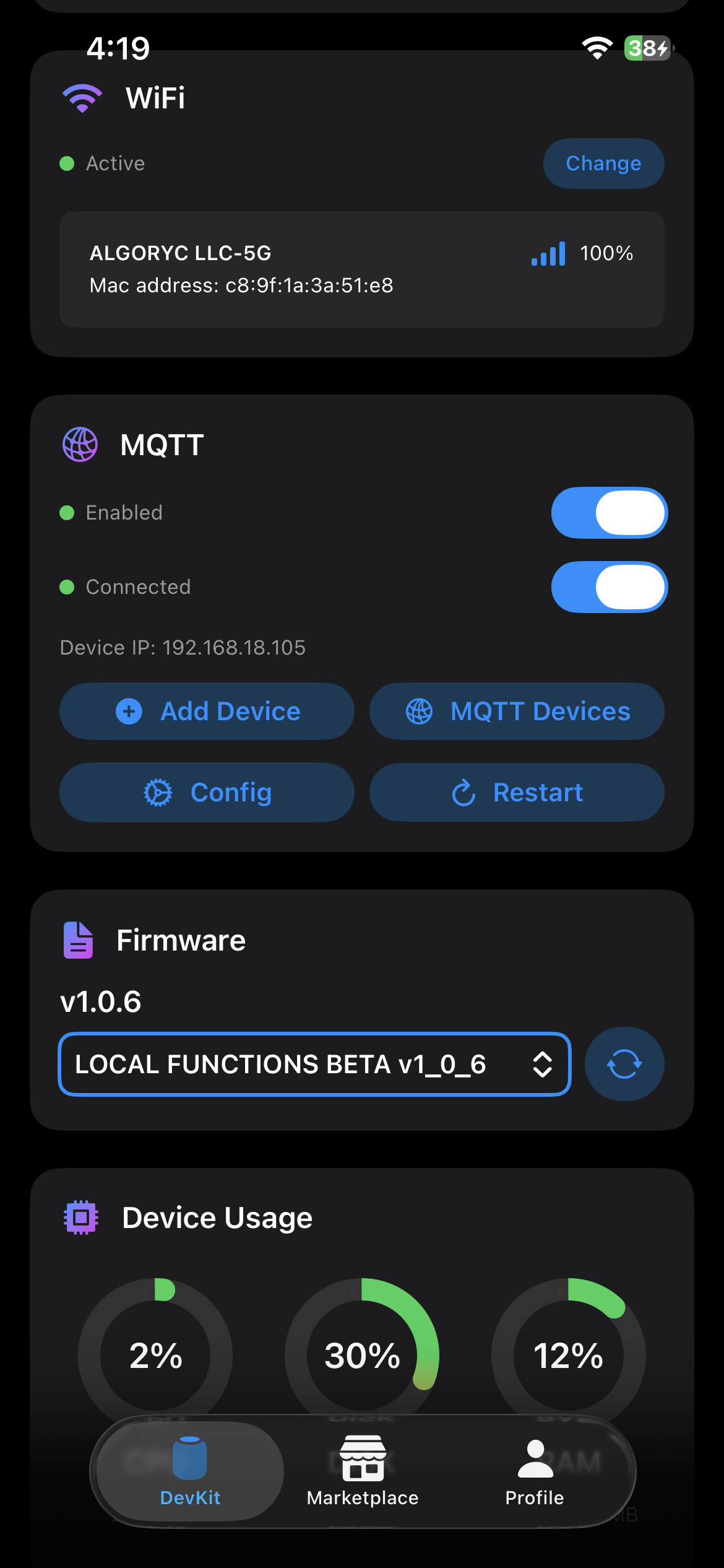MQTT Section
