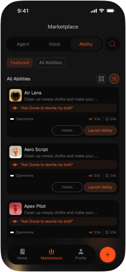 Abilities shown as a list