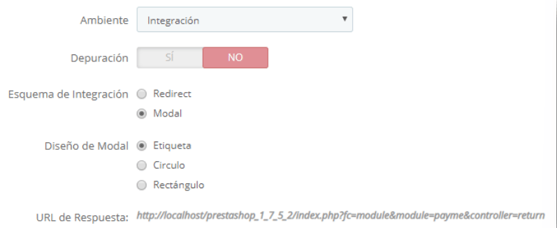 Configure Pay-me Checkout in PrestaShop