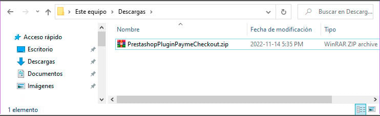 Pay-me Checkout module download