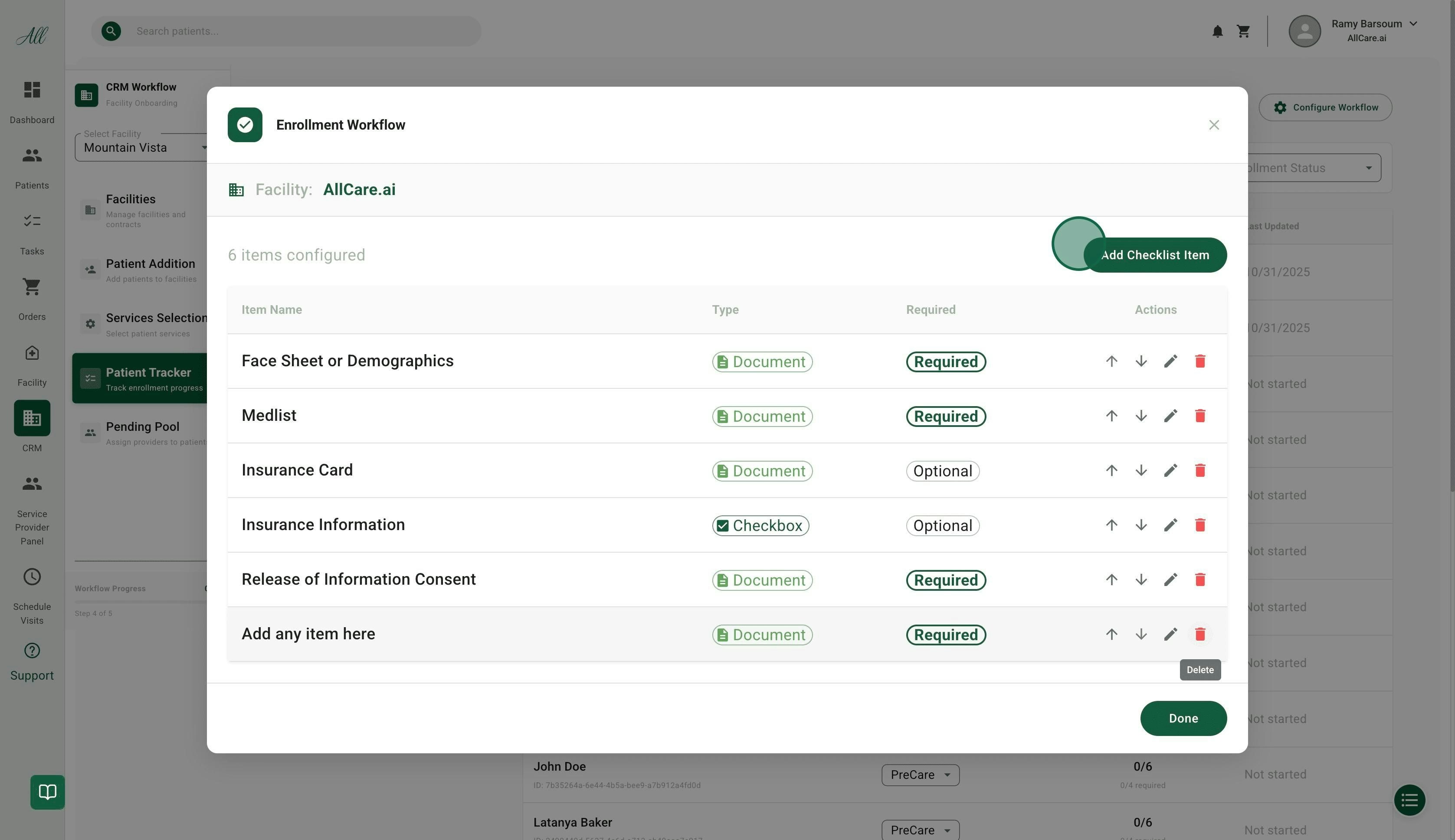 13 Patient's Tracker Checklist Jpe