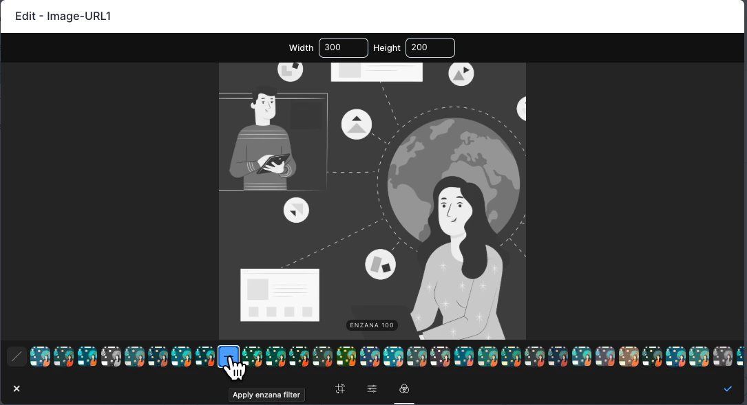 Apply Filter on image