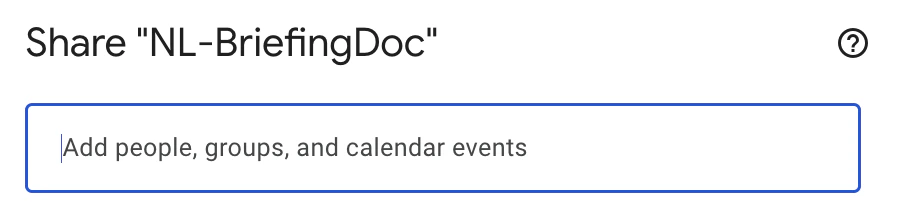 Google doc is shared with Google integration user in allGood