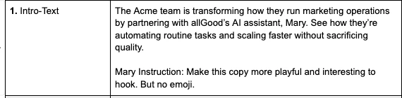 Added Mary instruction on Intro-Text