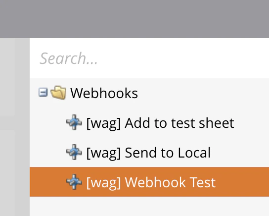 Right-panel navigation to the new webhook in Marketo