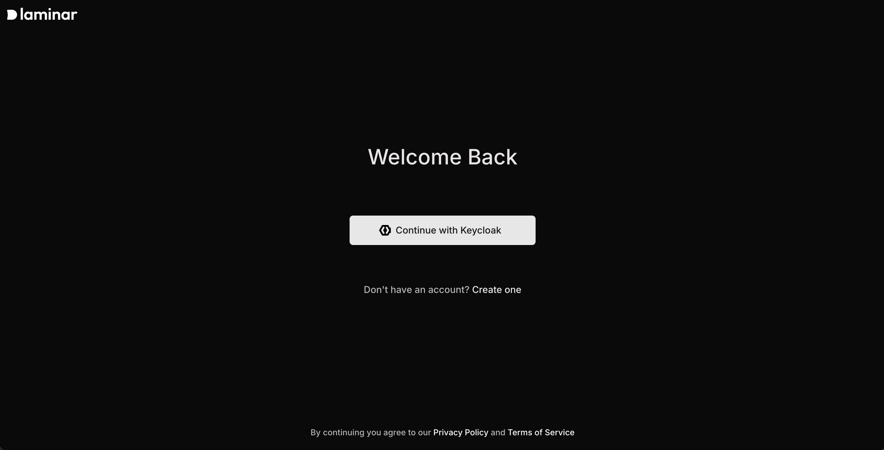 Laminar Keycloak Auth