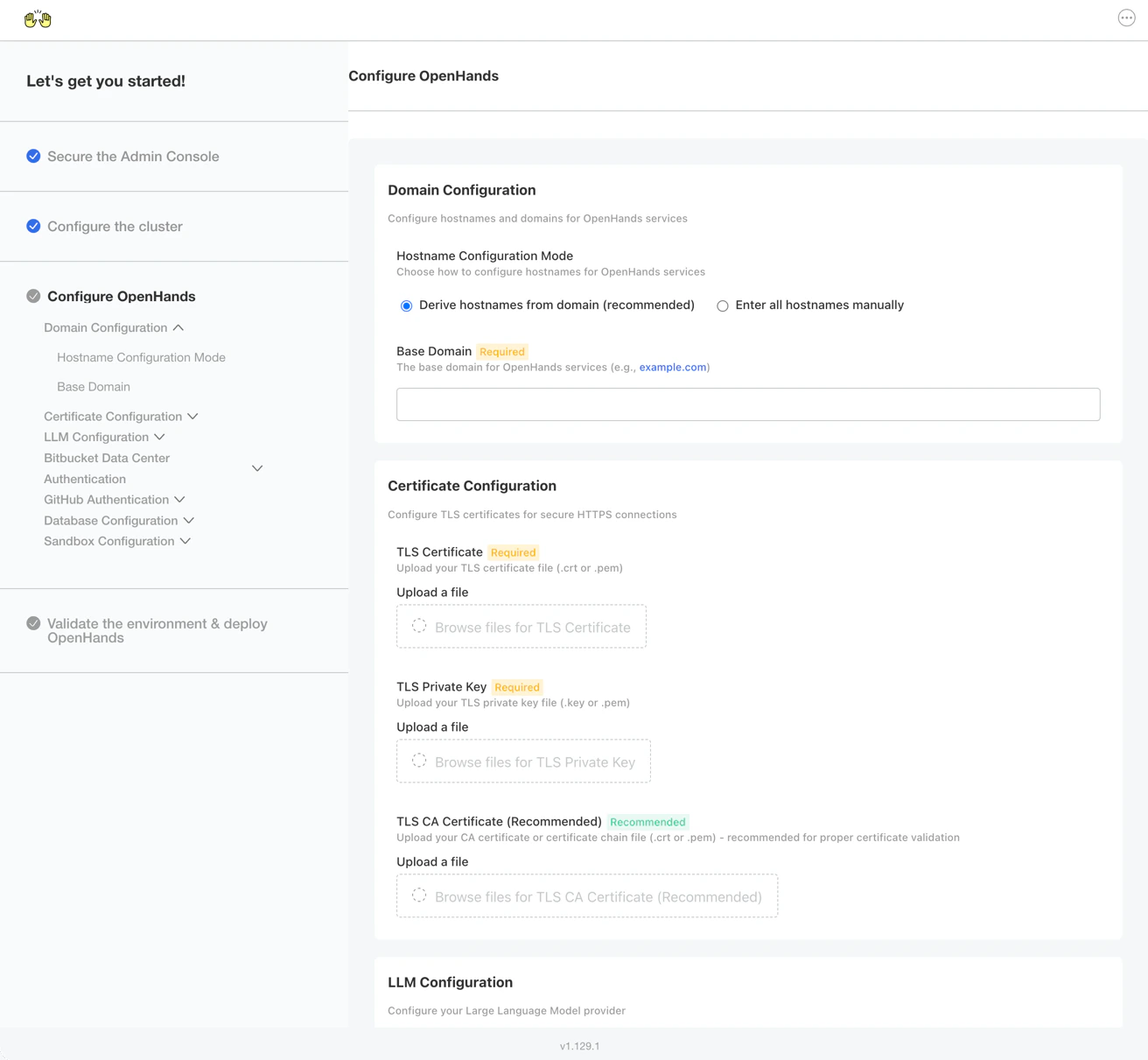 Configure OpenHands
