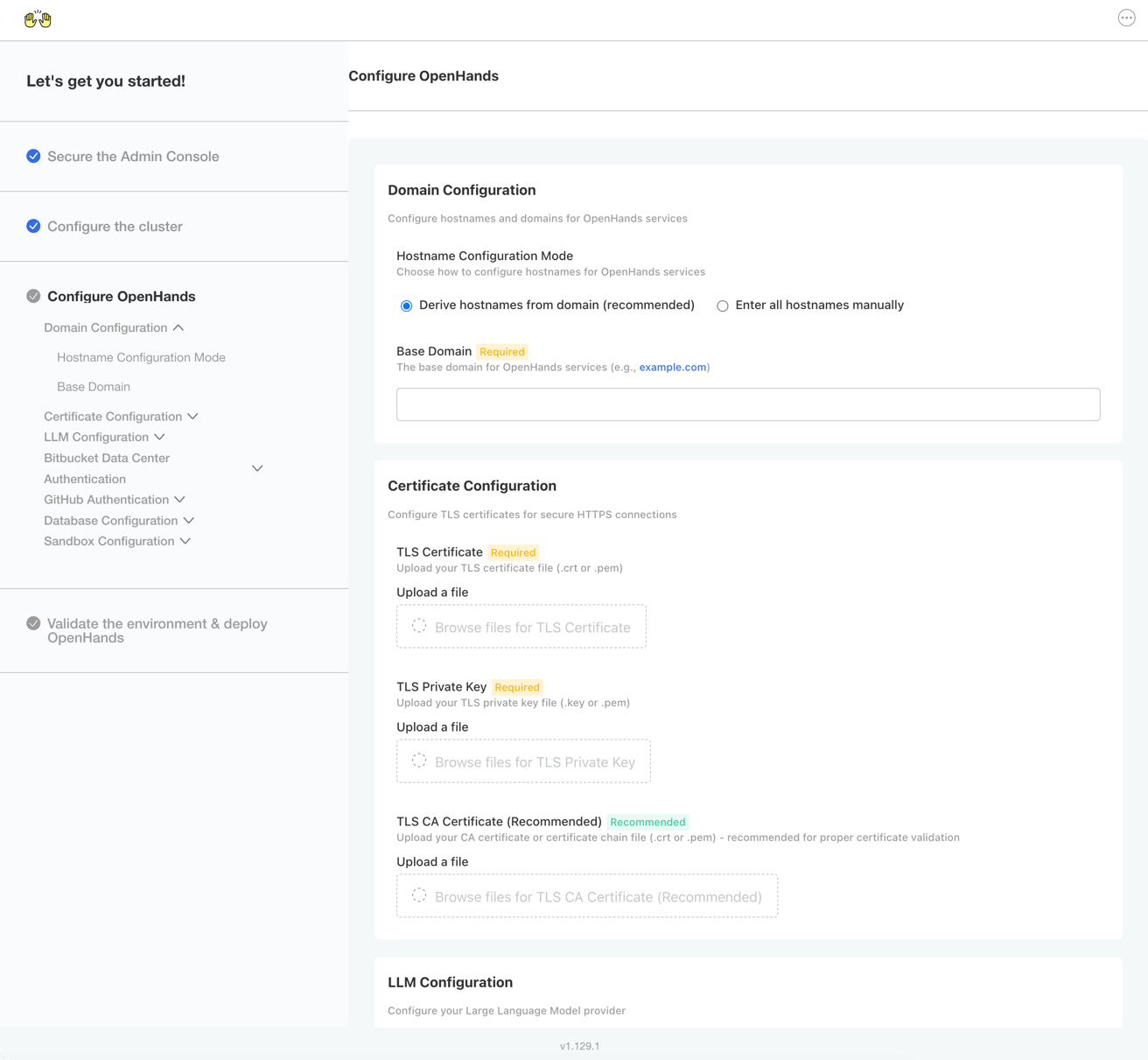 Configure OpenHands