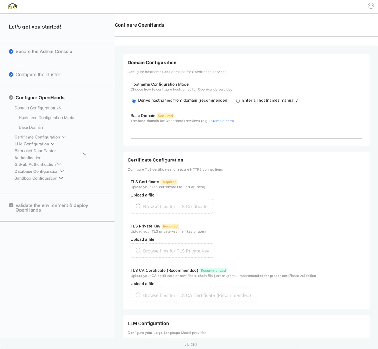 Configure OpenHands
