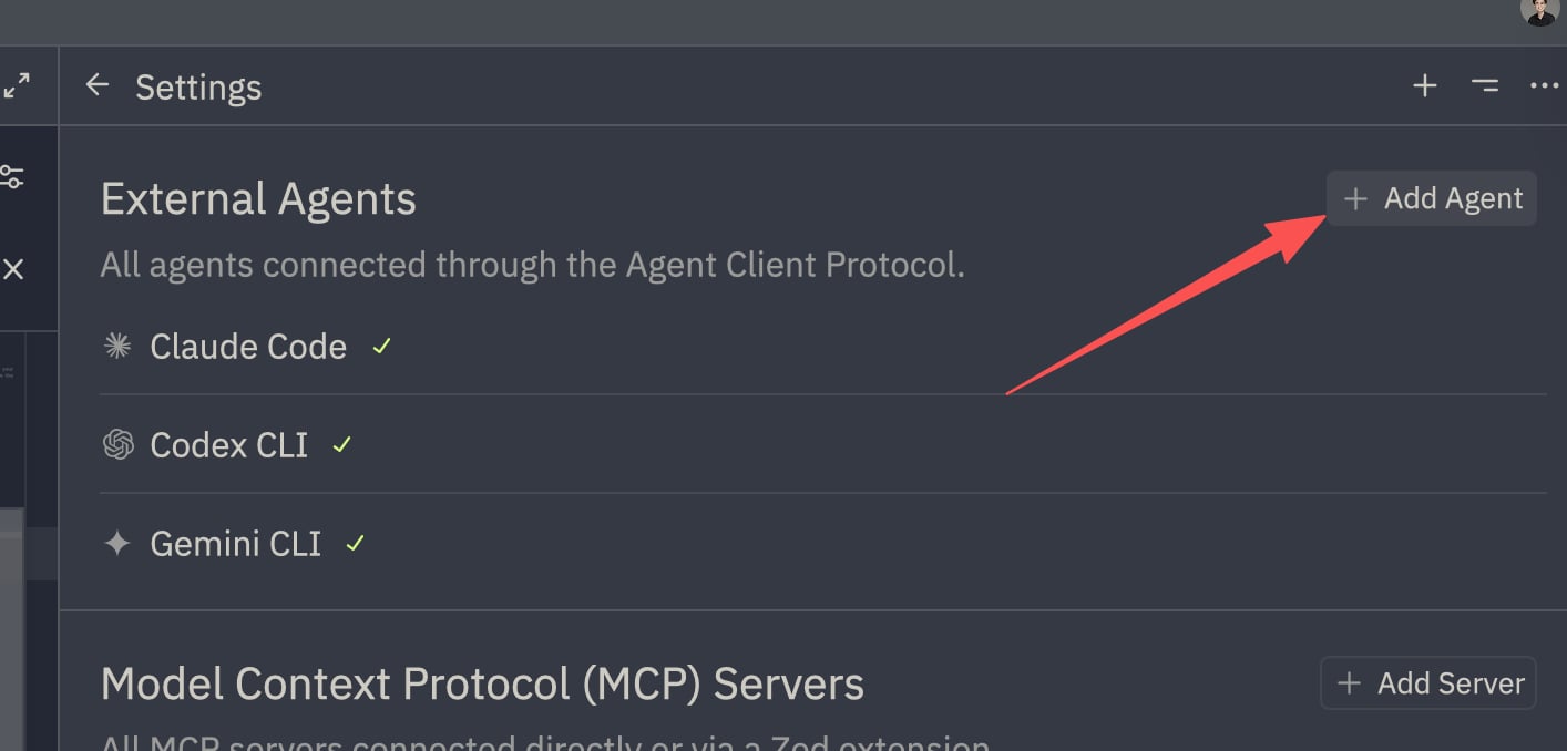 Zed Add Custom Agent
