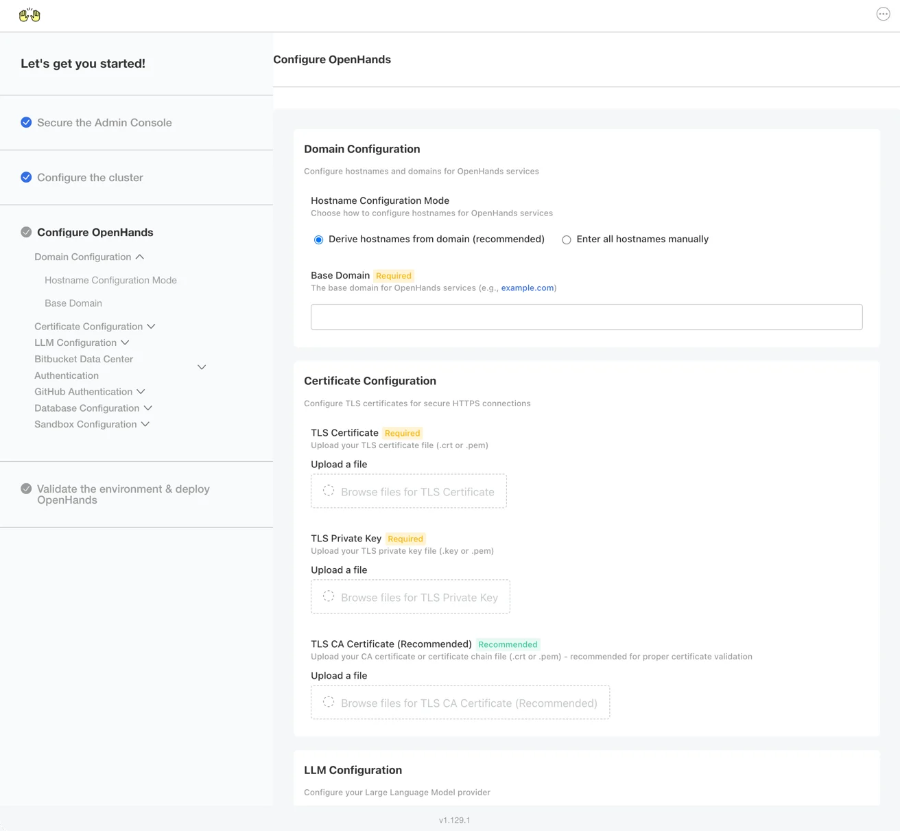 Configure OpenHands