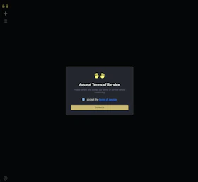 Accept Terms of Service