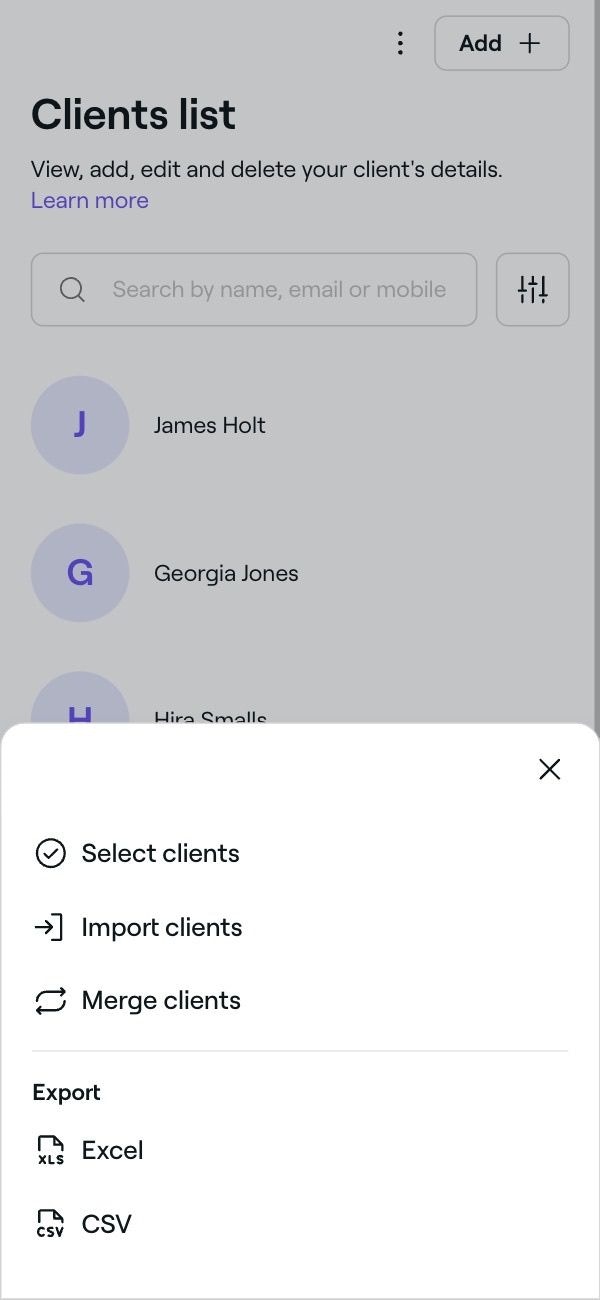 Export Your Client Lis Mob Fresha Jpe